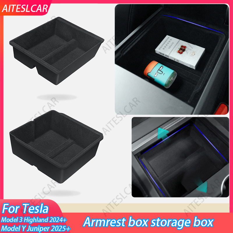 Drawer Organizer Tray - Boîte de rangement centrale pour Tesla