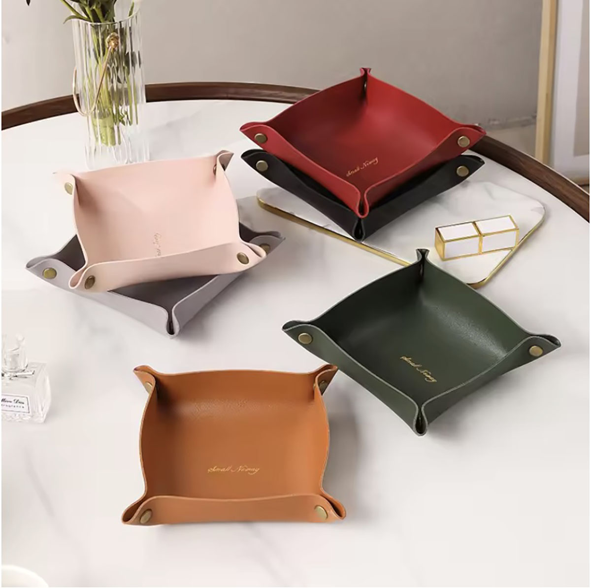 Drawer Organizer Tray - Plateau de rangement en cuir de