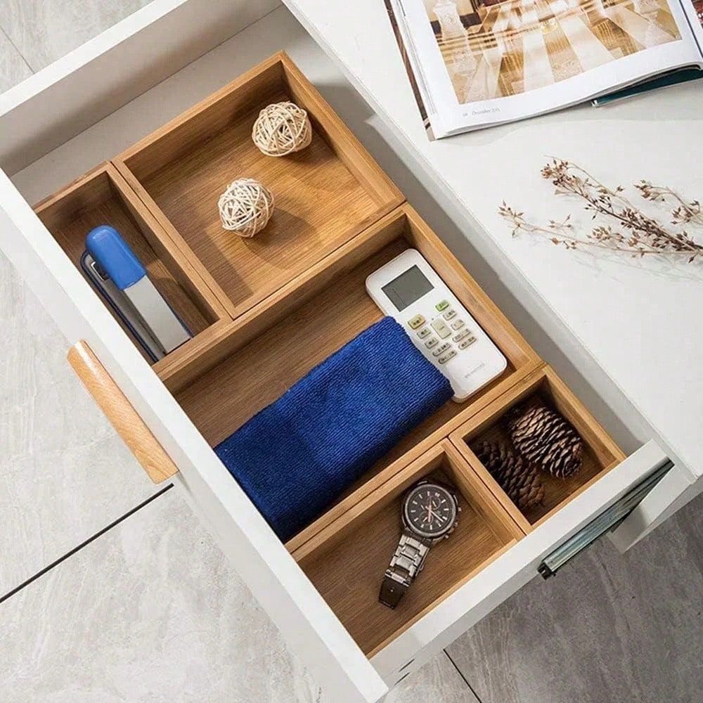 Organiseur de tiroir en bambou - Drawer Organizer Tray avis et prix