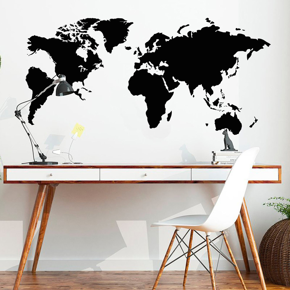 Autocollant mural de la carte  - Office Furniture World avis et prix