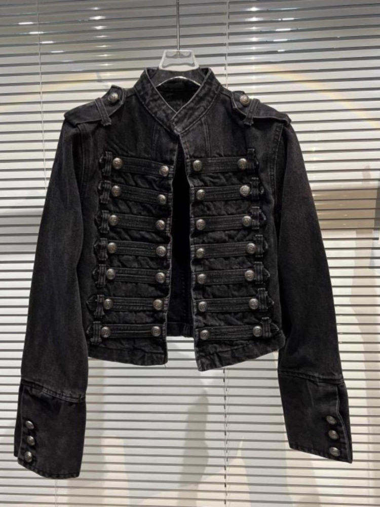 Veste en jean courte vintage a - Coat Rack Standing avis et prix